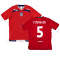 England 2008-10 Away Shirt (XL) (Excellent) (FERDINAND 5)