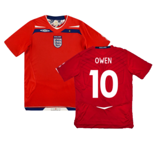 England 2008-10 Away Shirt (S) (Good) (OWEN 10)