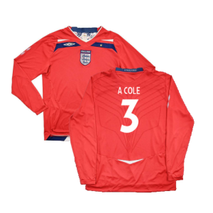 England 2008-10 Long Sleeve Away Shirt (XXL) (Excellent)