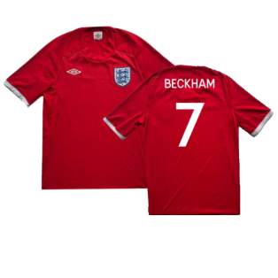 England 2009-10 Away Shirt (M) (Excellent) (BECKHAM 7)