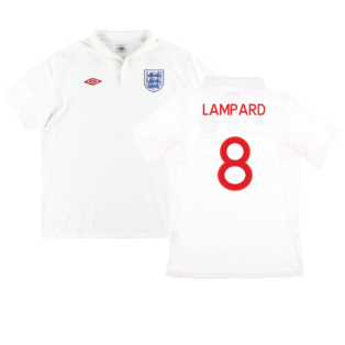 England 2009-10 Home Shirt (M) (Very Good) (Lampard 8)