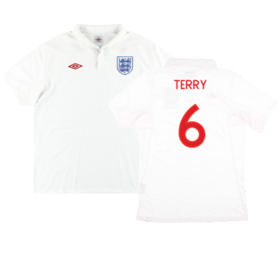 England 2009-10 Home Shirt (XL) (Excellent) (TERRY 6)