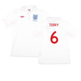 England 2009-10 Home Shirt (With South Africa Badge Detail) (XL) (Mint) (TERRY 6)
