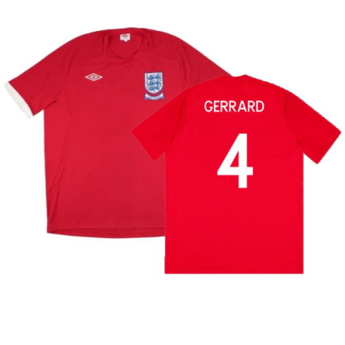 England 2010-11 Away (Excellent) (GERRARD 4)