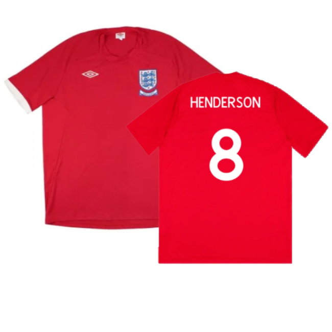England 2010-11 Away (S) (Excellent) (HENDERSON 8)