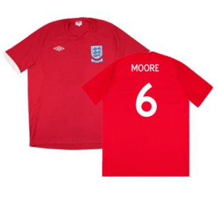 England 2010-11 Away Shirt (XXL) (Excellent) (Moore 6)