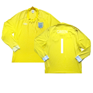 England 2010-11 Goalkeeper Away Shirt (S) (Excellent) (Green 1)