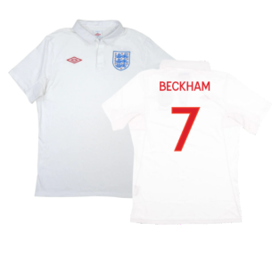 England 2010-12 Home Shirt (XL) (Fair) (BECKHAM 7)