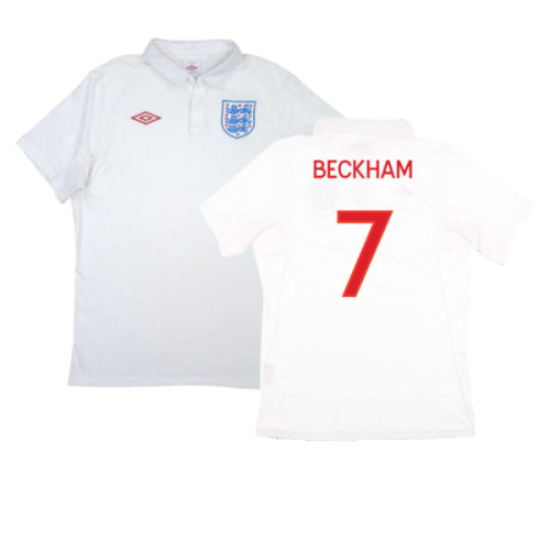 激レア90s 新品 BECKHAM England ユニフォーム スキッパーポロ