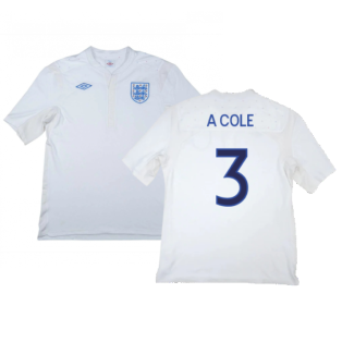 England 2011-12 Home Shirt (XXL) (Good) (A COLE 3)