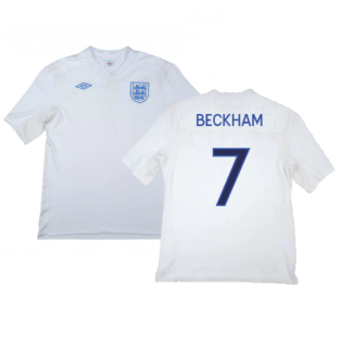 England 2011-12 Home Shirt (XL) (Fair) (BECKHAM 7)