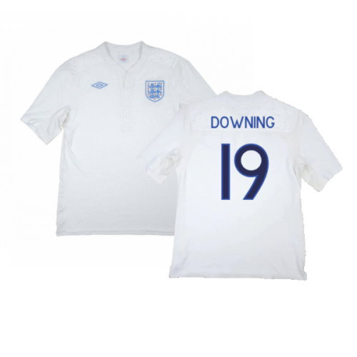 England 2009-10 Home Shirt (XXXL) (Fair) (Downing 19)