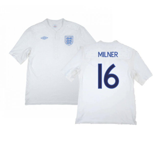 England 2009-10 Home Shirt (XXL) (Very Good) (Milner 16)