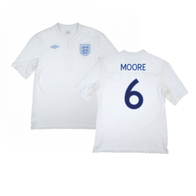 England 2009-10 Home Shirt (XXL) (Very Good) (Moore 6)