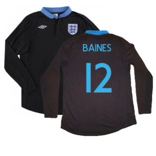 England 2011-2012 Long sleeve Away Shirt (XL) (Excellent) (Baines 12)