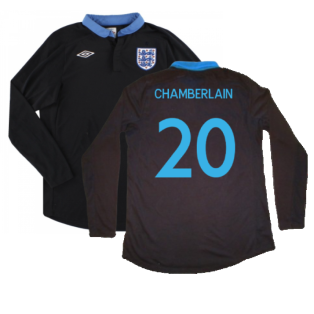 England 2011-2012 Long sleeve Away Shirt (XL) (Excellent) (Chamberlain 20)