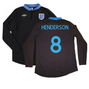 England 2011-2012 Long sleeve Away Shirt (XL) (Excellent) (Henderson 8)
