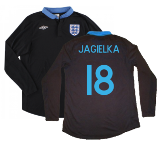 England 2011-2012 Long sleeve Away Shirt (XL) (Excellent) (Jagielka 18)