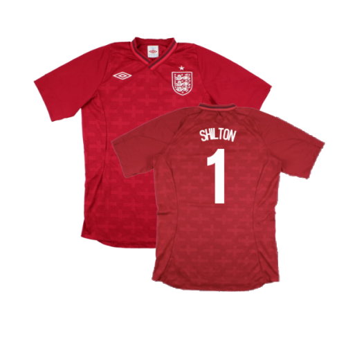 England 2012-13 Goalkeeper Shirt (M) (Mint) (Shilton 1)