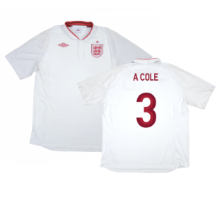 England 2012-13 Home Shirt (Excellent) (A Cole 3)