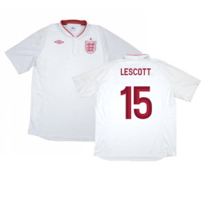 England 2012-13 Home Shirt (Excellent) (Lescott 15)