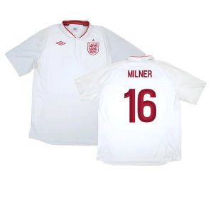 England 2012-13 Home Shirt (Very Good) (Milner 16)