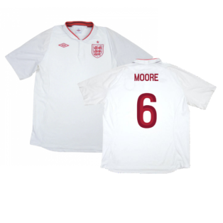 England 2012-13 Home Shirt (XL) (Fair) (Moore 6)