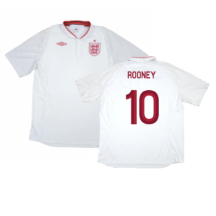 England 2012-13 Home Shirt (XXL) (Good) (Rooney 10)