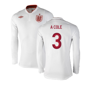 England 2012-13 Long Sleeve Home Shirt (L) (Fair)
