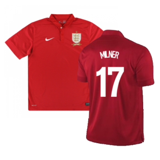 England 2013-14 Away Shirt (M) (Very Good) (MILNER 17)
