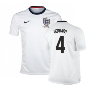 England 2013-14 Home Shirt (XS) (Good) (GERRARD 4)