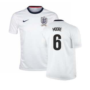 England 2013-14 Home Shirt (S) (Excellent) (MOORE 6)