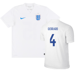 England 2014-15 Home Shirt (S) (Very Good) (GERRARD 4)