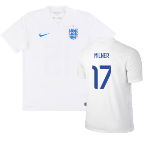 England 2014-15 Home Shirt (S) (Very Good) (MILNER 17)