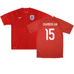 England 2014-16 Away Shirt (XL) (Very Good) (CHAMBERLAIN 15)