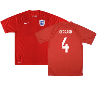 England 2014-16 Away (L) (Very Good) (GERRARD 4)