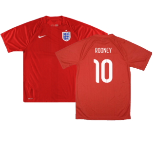England 2014-16 Away Shirt (XL) (Very Good) (ROONEY 10)