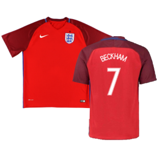 England 2016-17 Away Shirt (M) (Excellent) (Beckham 7)