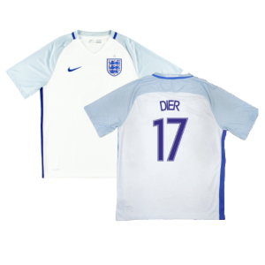 England 2016-17 Home Shirt (XL) (Excellent) (Dier 17)