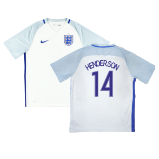 England 2016-17 Home Shirt (L) (Henderson 14) (Very Good)
