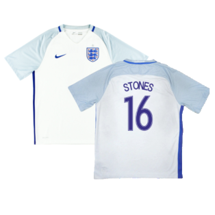 England 2016-17 Home Shirt (L) (Stones 16) (Very Good)