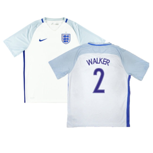 England 2016-17 Home Shirt (XL) (Excellent) (Walker 2)