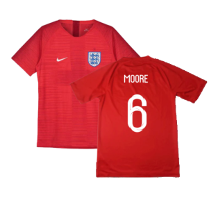 England 2018-19 Away Shirt (XXL) (Excellent) (Moore 6)