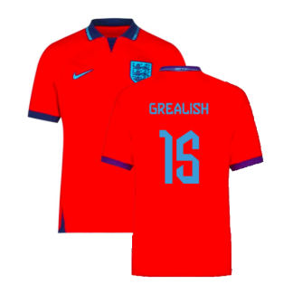 England 2022-2023 Away Shirt (XLB) (GREALISH 15) (Excellent)