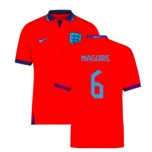 England 2022-2023 Away Shirt (XLB) (MAGUIRE 6) (Excellent)