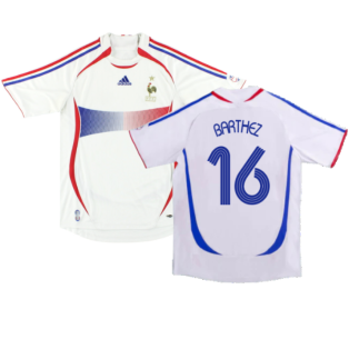 France 2006-07 Away Shirt (L) (Fair) (Barthez 16)