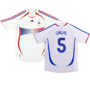 France 2006-07 Away Shirt (L) (Fair) (Gallas 5)