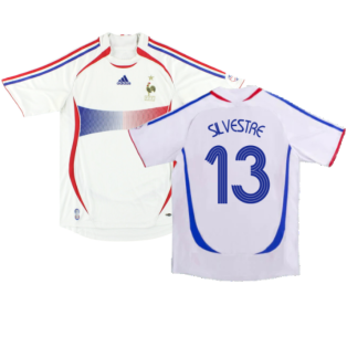 France 2006-07 Away Shirt (L) (Fair) (Silvestre 13)
