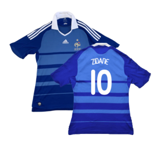 France 2008-09 Home Shirt (XL) (Excellent) (Zidane 10)