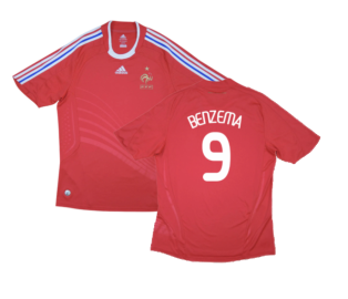 France 2008-2010 Away Shirt (L) (Very Good) (Benzema 9)